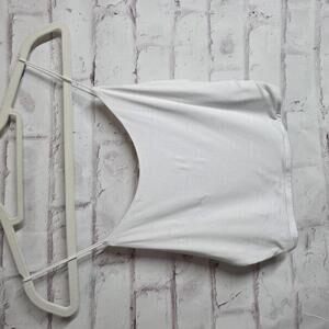 White Crop Halter